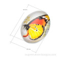 30*40mm Oval Flat Back Butterfly shaped Glass Cabochons Jewelry diy Accessories finding